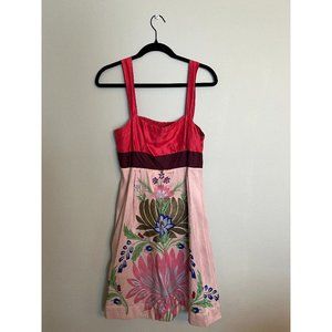 Anthropologie Floreat Silk Dress - Size 8